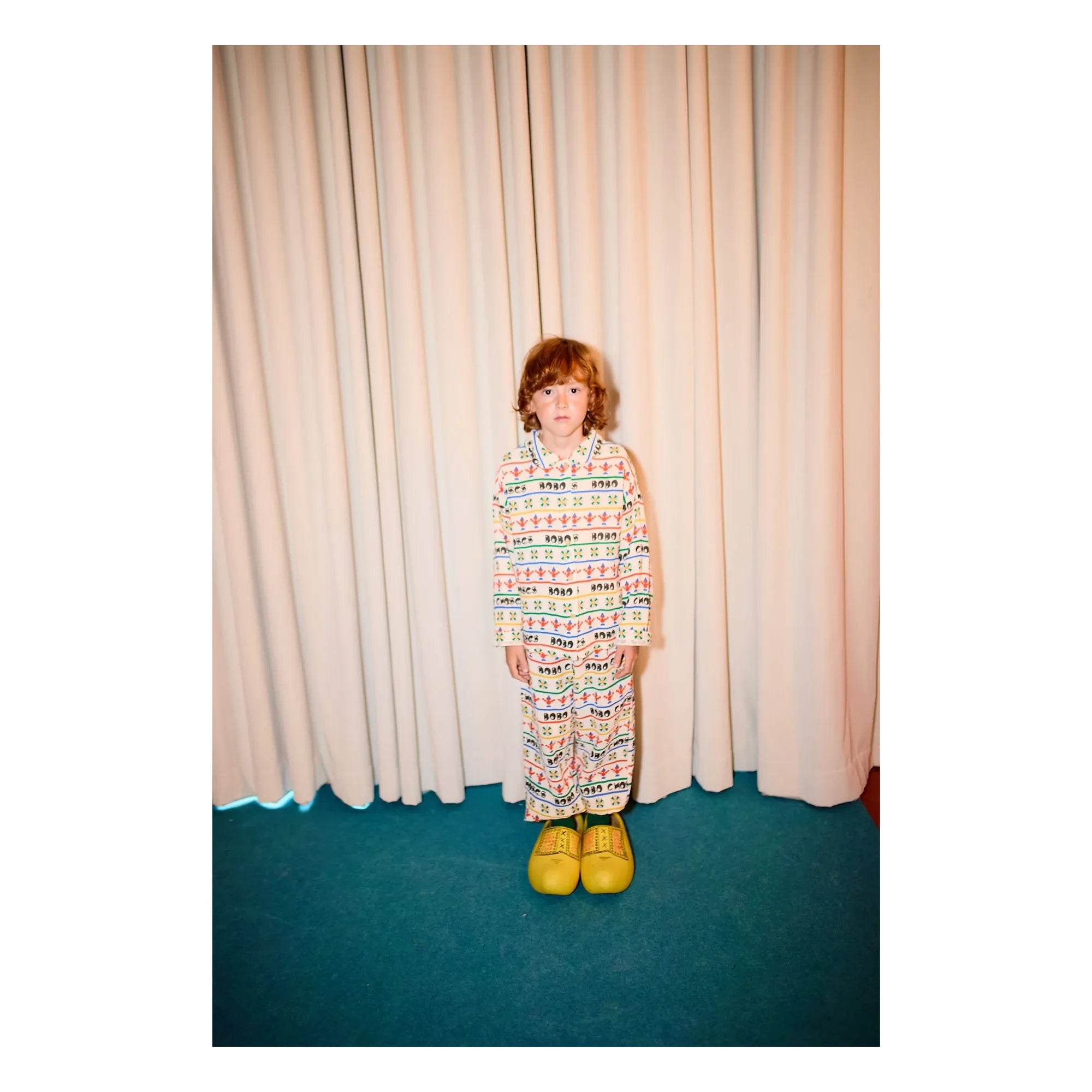 Bobo Choses - Bobo organik pamuklu pijama | Ecru