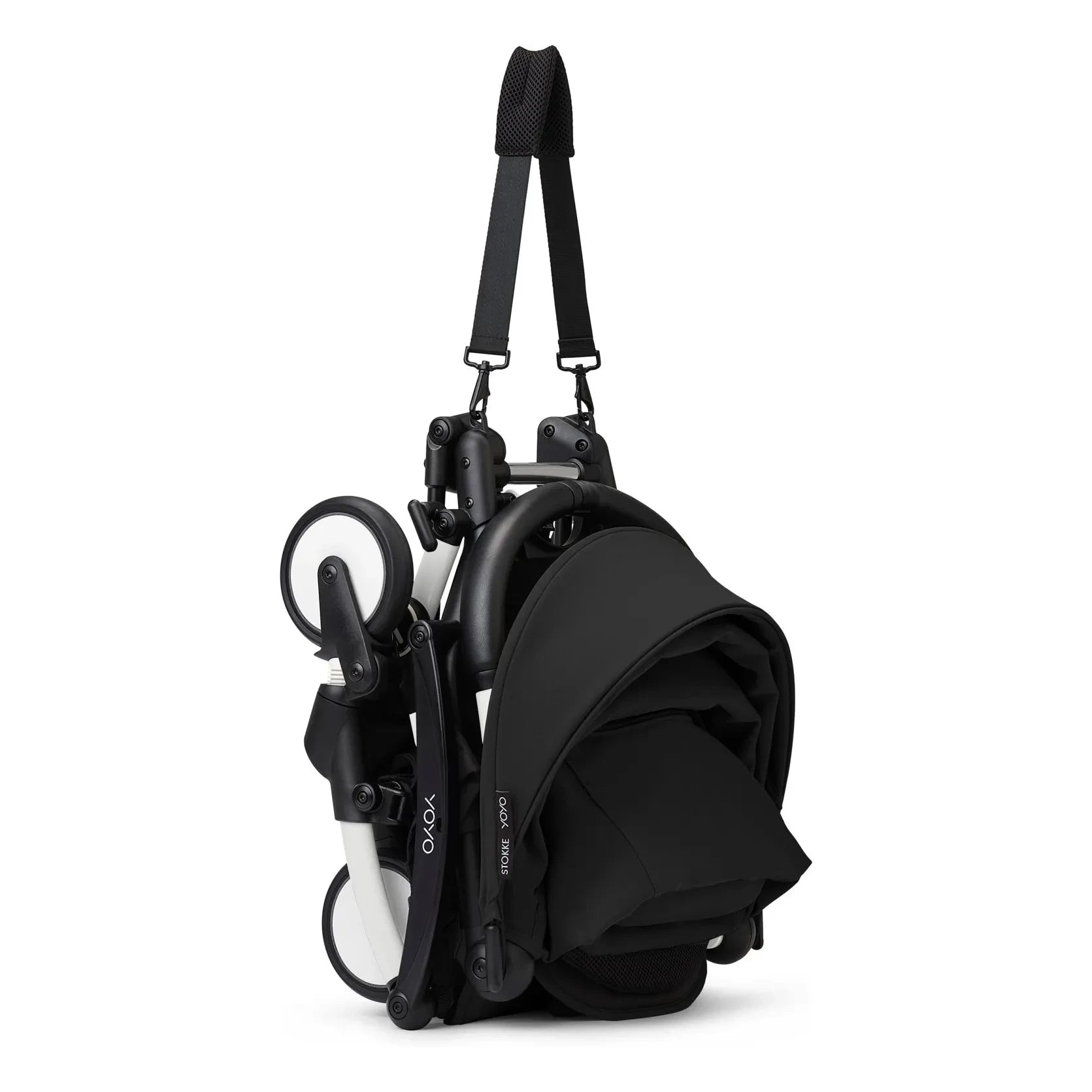 Stokke® - YOYO³ 0+ Newborn Stroller White Frame | Black