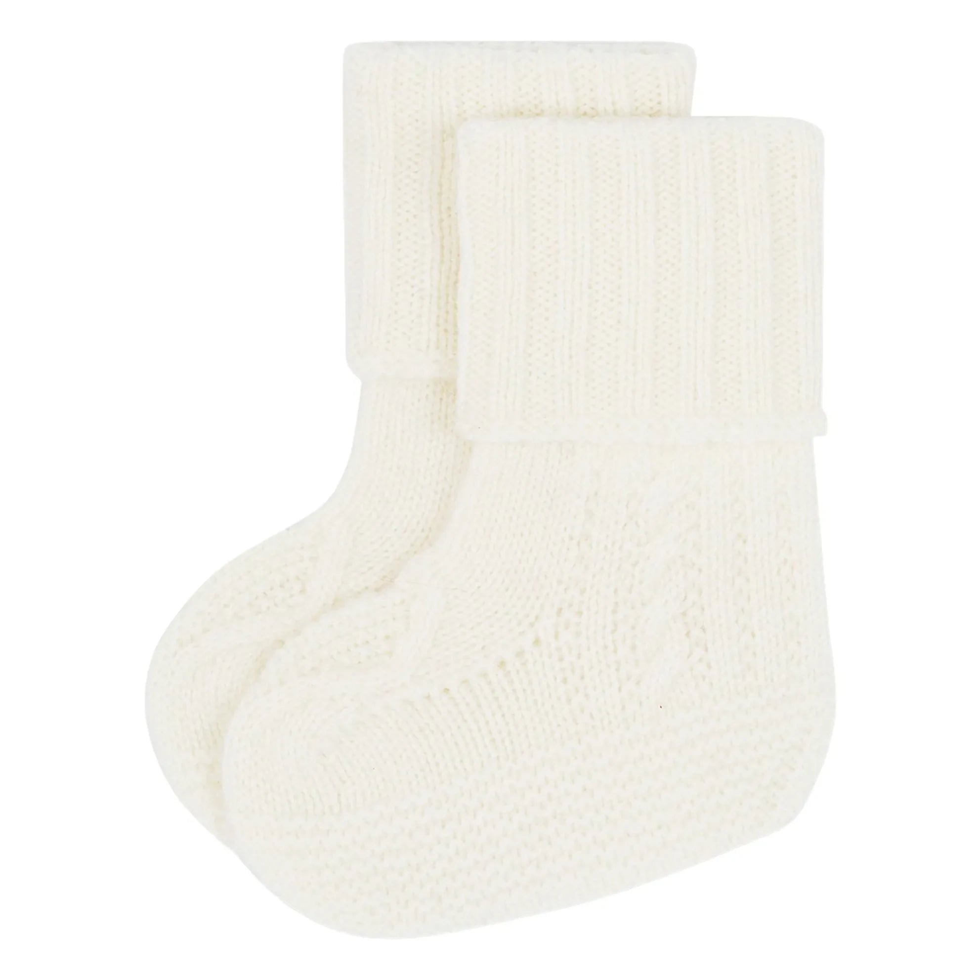 Bompard - Cashmere Twist Slippers | Cream