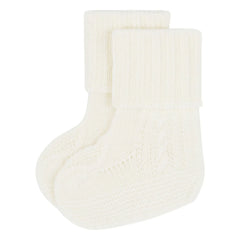 Bompard - Kaschmir Zopf Pantoletten | Creme