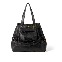Jérôme Dreyfuss - Billy Handtasche aus Lammleder - M | Schwarz