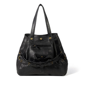 Jérôme Dreyfuss - Billy Handtasche aus Lammleder - M | Schwarz
