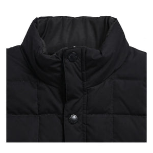 Taion - Mountain Unisex Çift Taraflı Kolsuz Mont | Siyah