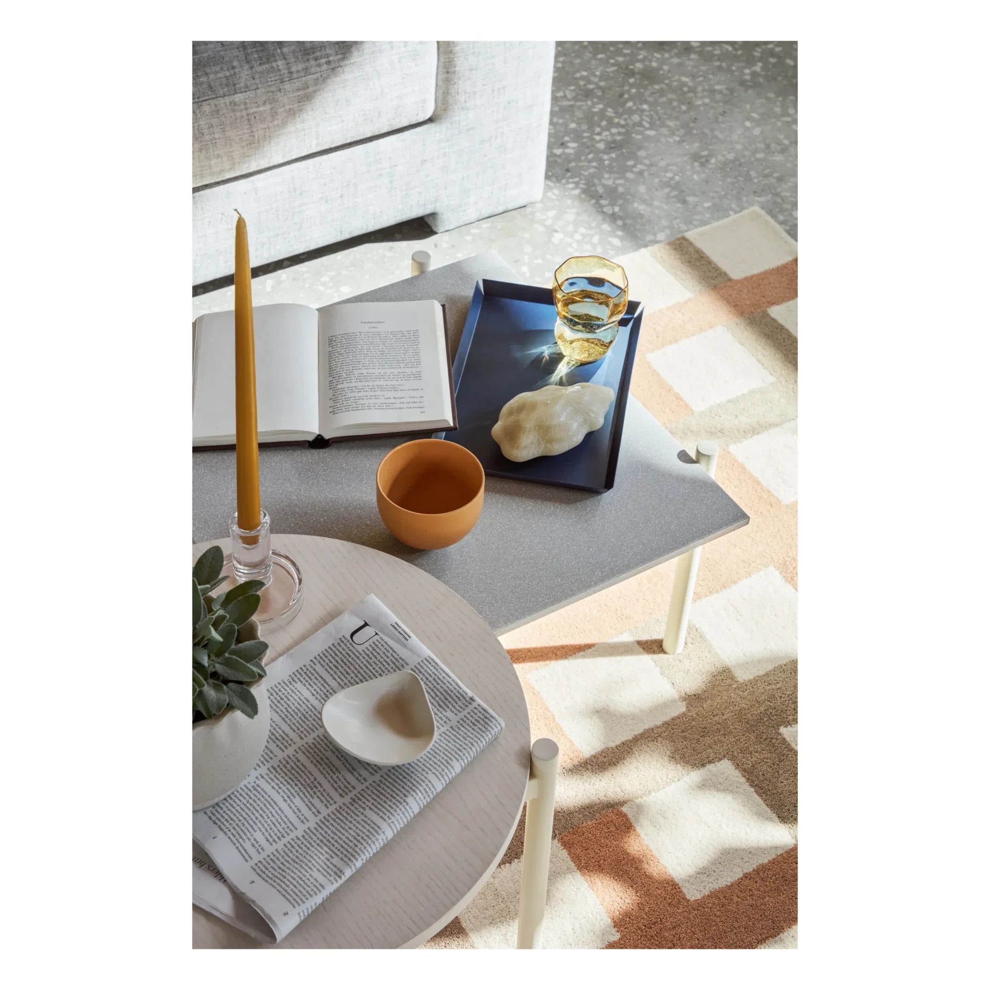 Broste Copenhagen - Limfjord Candle Holder | Amber