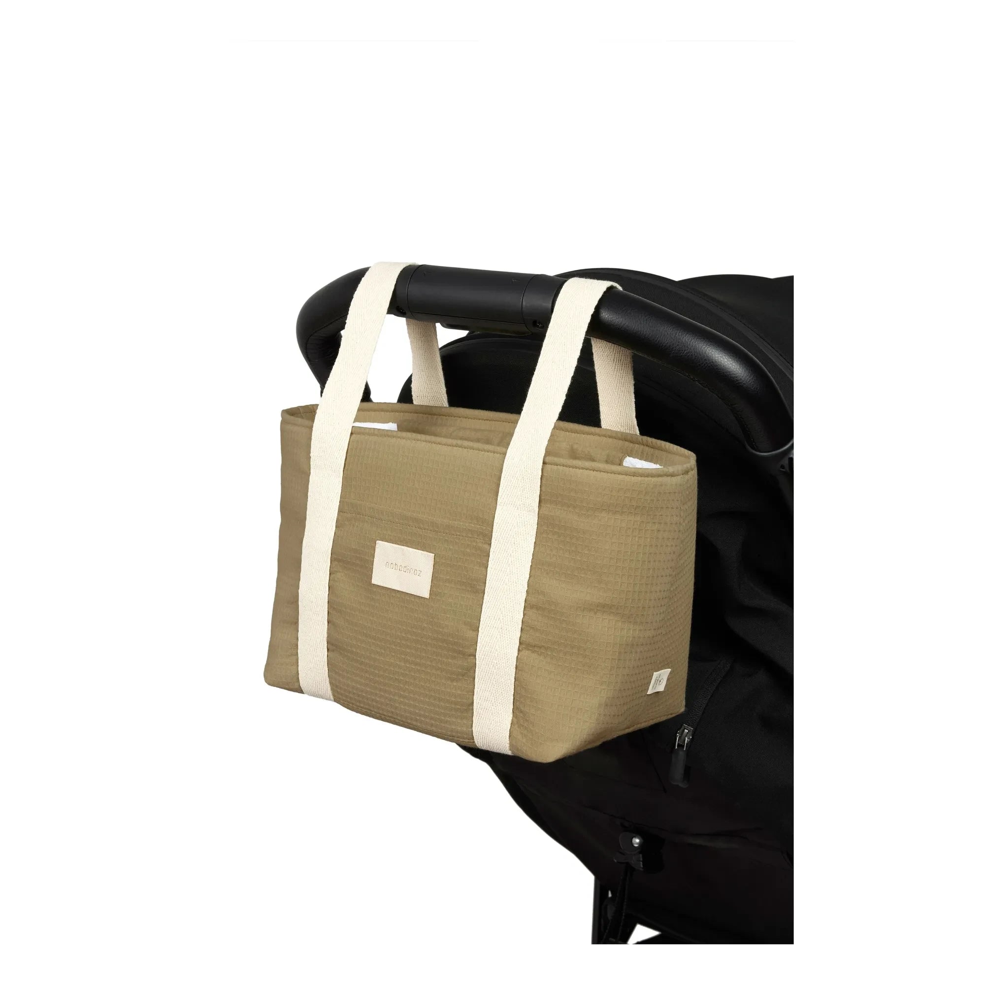 Nobodinoz - Opera Baby Stroller Organizer Bag | Olive