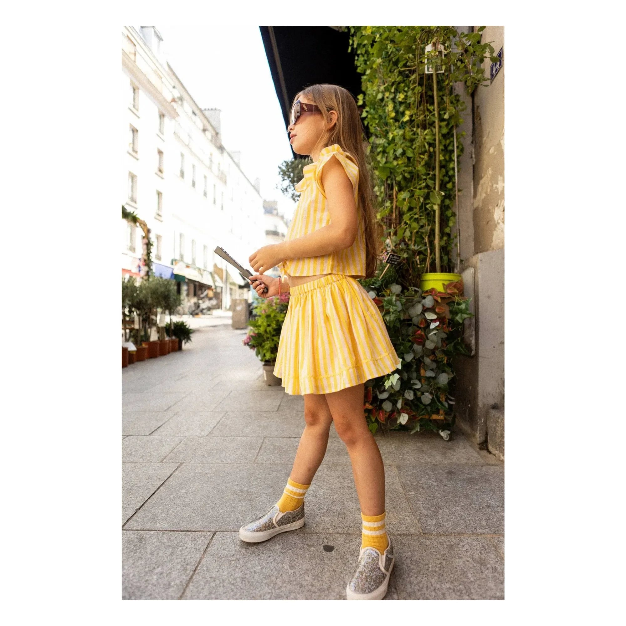 Louis Louise - Striped Opera Skirt | Yellow