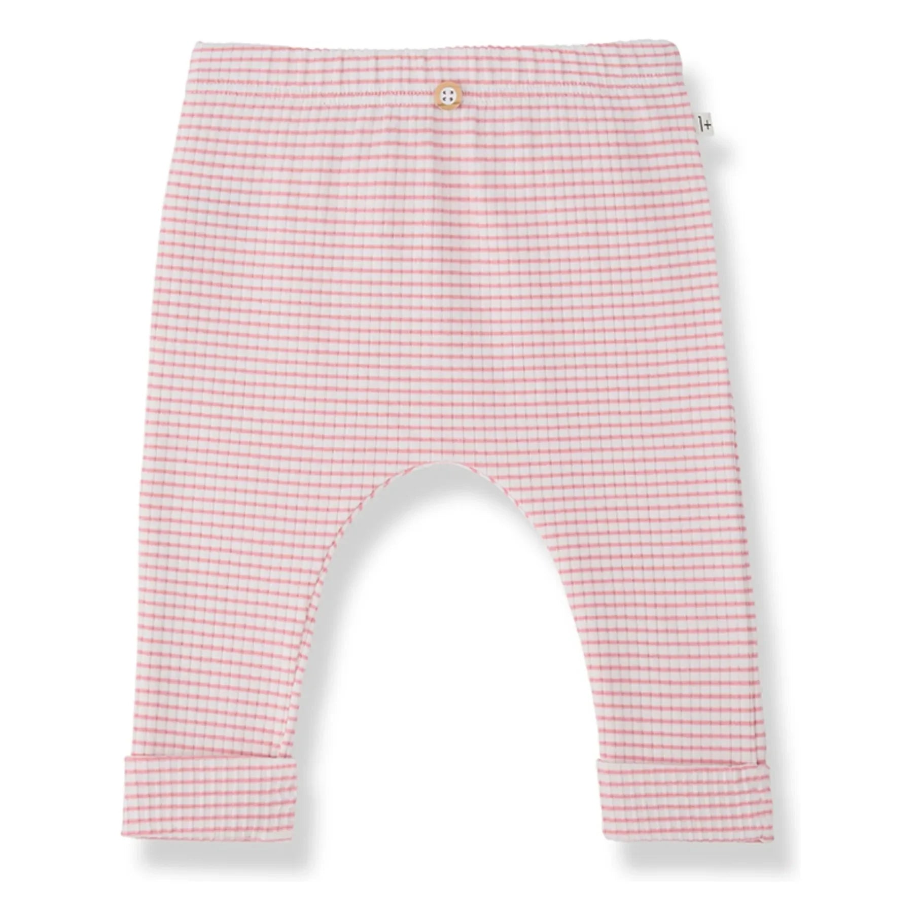 1+ in the family - Striped Gava Ribbed Leggings | Powder