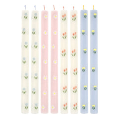 Meri Meri - Blumenkerzen - 8er-Set