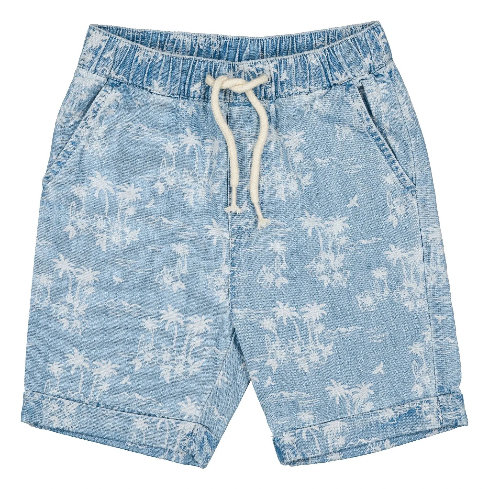 Louis Louise - Denim Bermuda Soho Hawaii | Açık Mavi