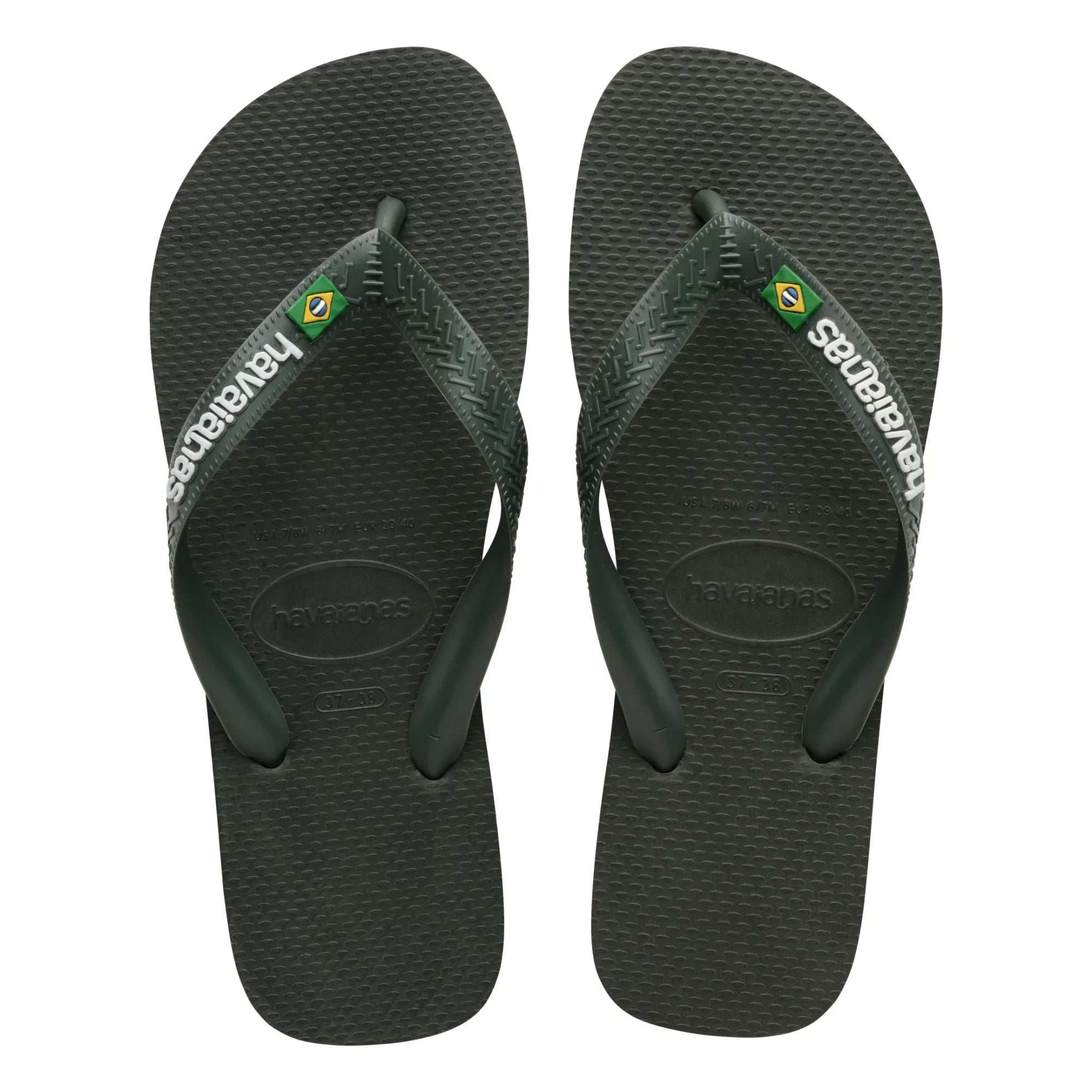 Havaianas - Brasil Logo Zehentrenner | Olivgrün