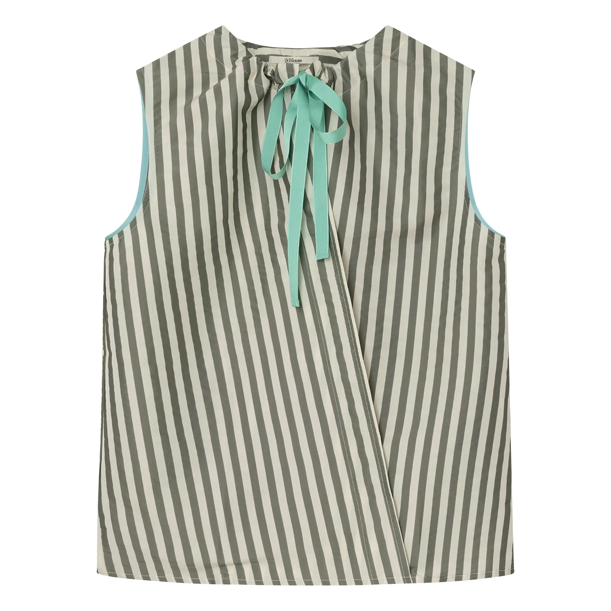 Dr Bloom - Menta Striped Blouse | Khaki