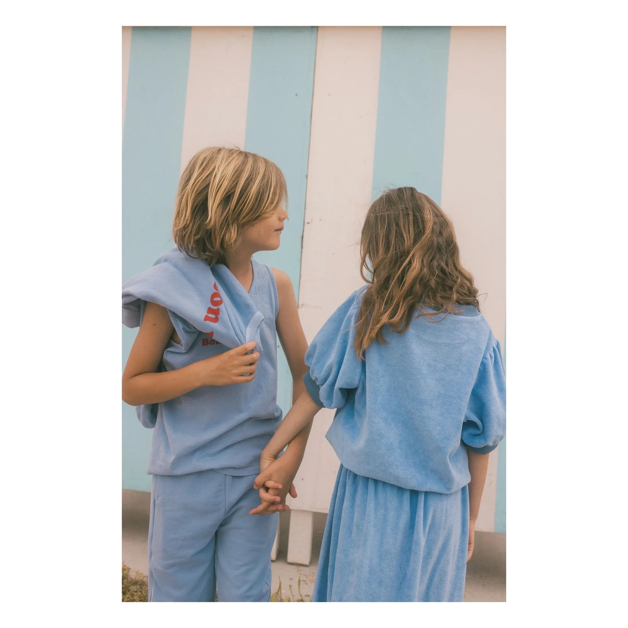 We Are Kids - Harper Organik havlu etek | Açık Mavi