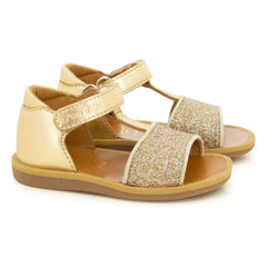 Pom d'Api - Poppy Easy Glitter sandaletler | Altın