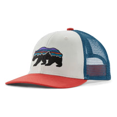 Patagonia - Fitz Roy Bear Trucker Şapka Organik Pamuk | Beyaz