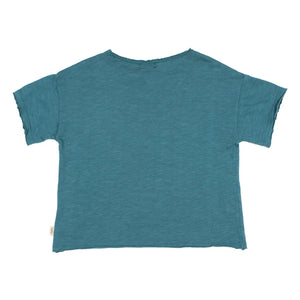 Búho - Go Discover T-Shirt Bio-Baumwolle | Peacock blue