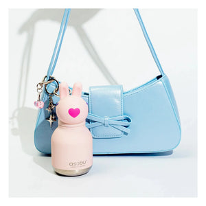 Asobu - Mini-Wasserflasche aus Edelstahl Rabbit | Blassrosa