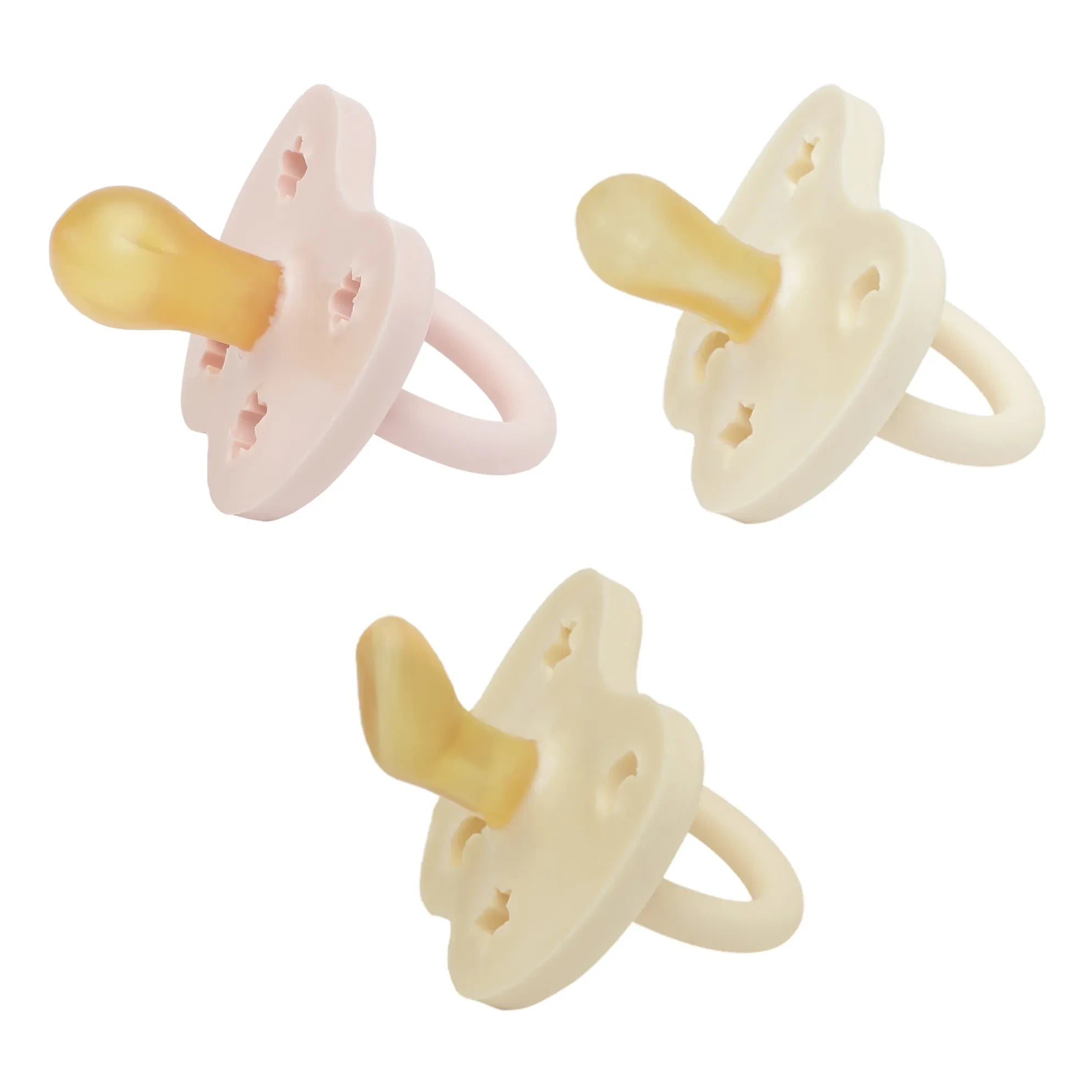 Hevea - 3'lü Emzik Seti Keşif Paketi | Pudra Pembe