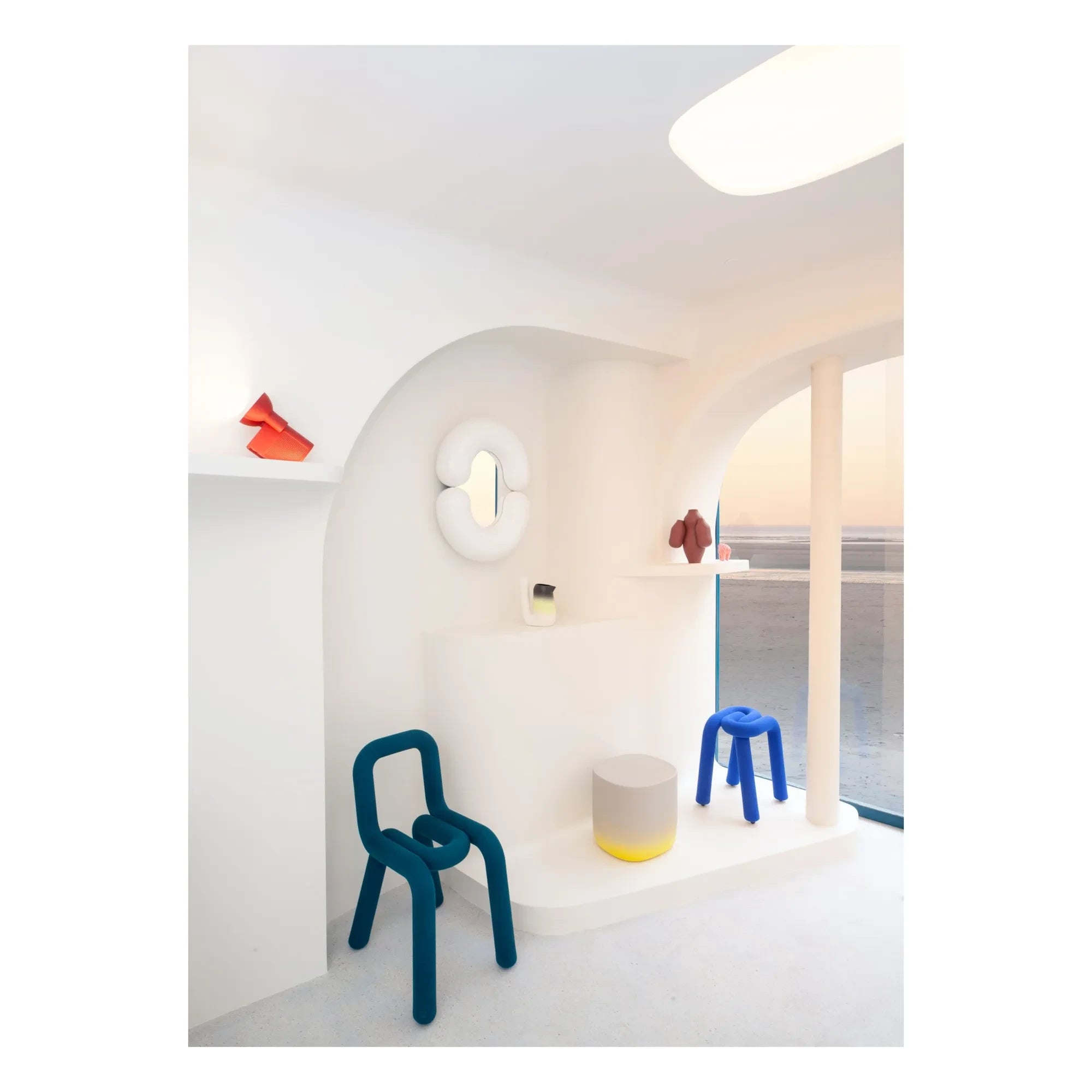 Moustache - Zodiac-Spiegel - Jean-Baptiste Fastrez | Weiß