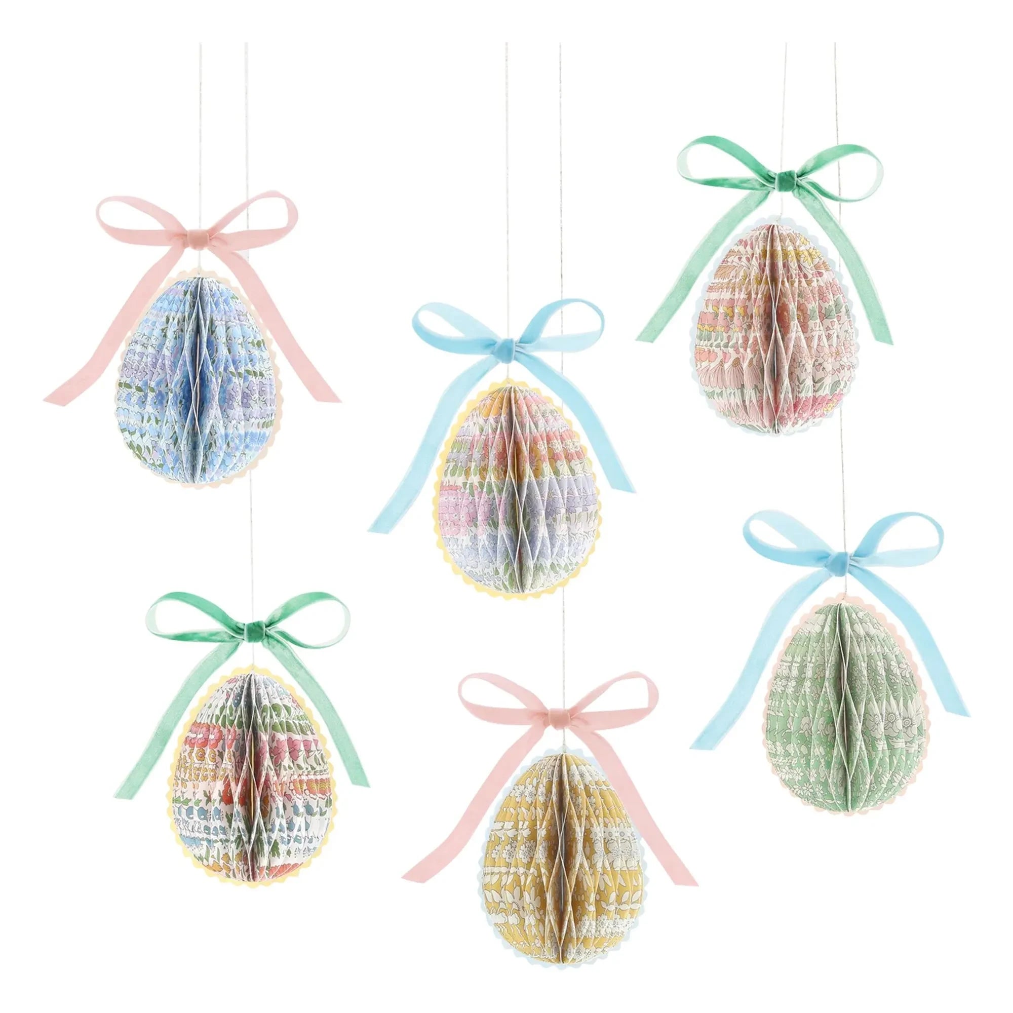 Meri Meri - Decorative Hanging Eggs - Meri Meri x Liberty - 6-piece Set