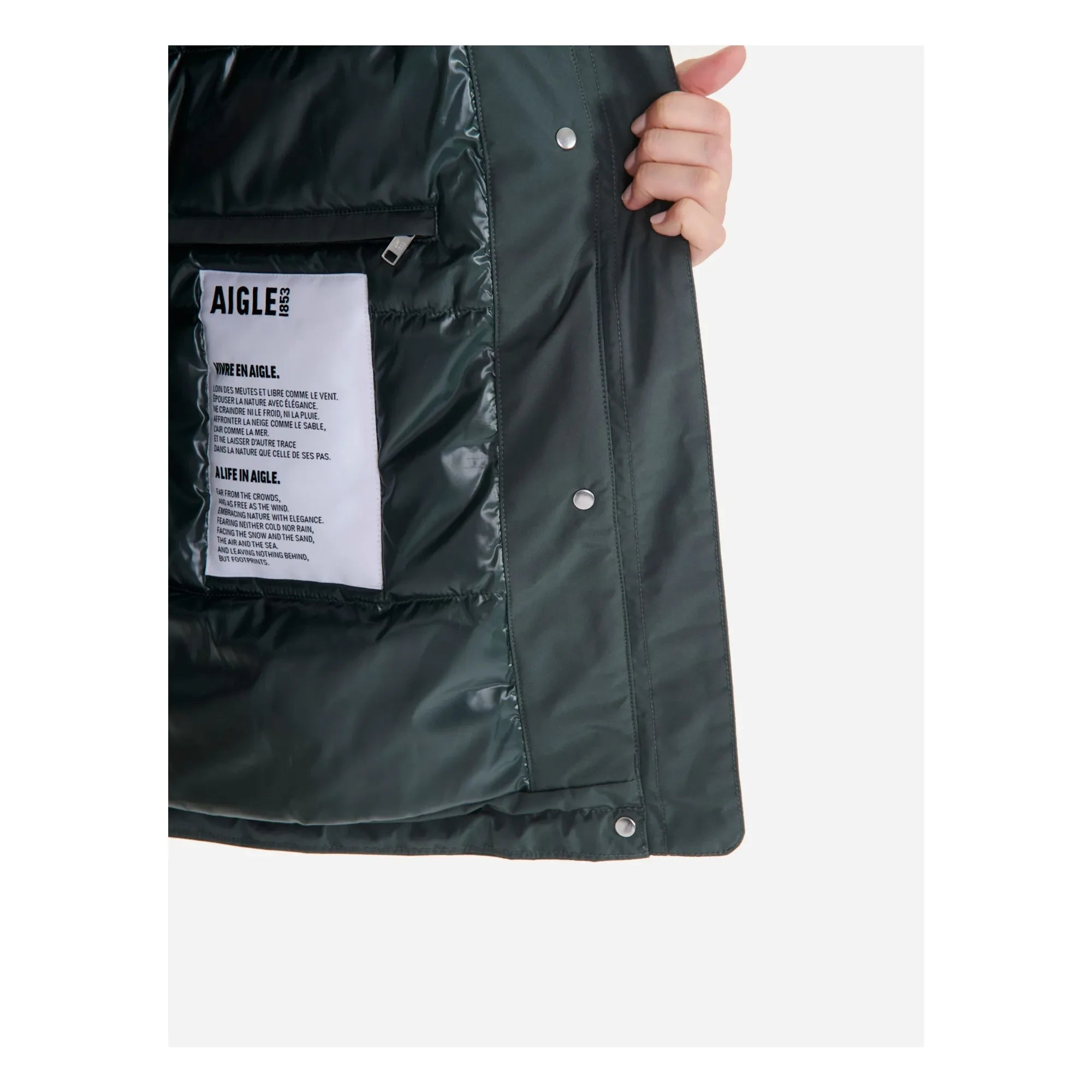 Aigle - Gore-Tex Parka aus recycelter Faser Mi-Long | Verdigris