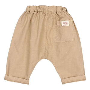 Búho - Babyhose aus Bio-Popeline | Beige