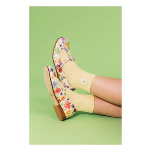 Collégien - Bérénice Flowers Socken | Vanille