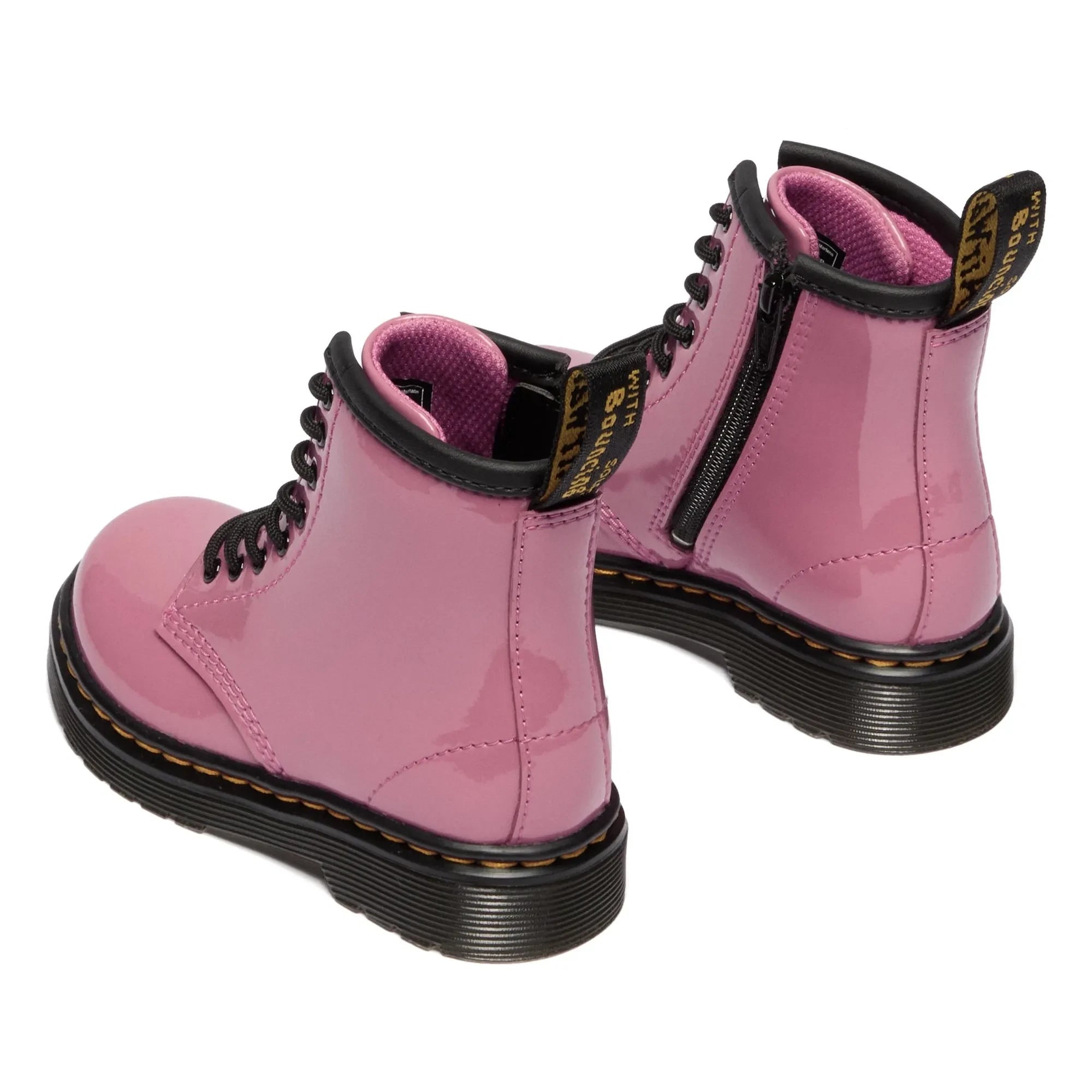 Dr Martens - 1460 J Patent Bağcıklı Bot | Pembe