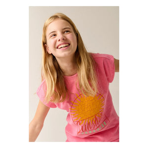 Tumble N'Dry - Anapolis organik pamuklu havlu T-shirt | Pembe