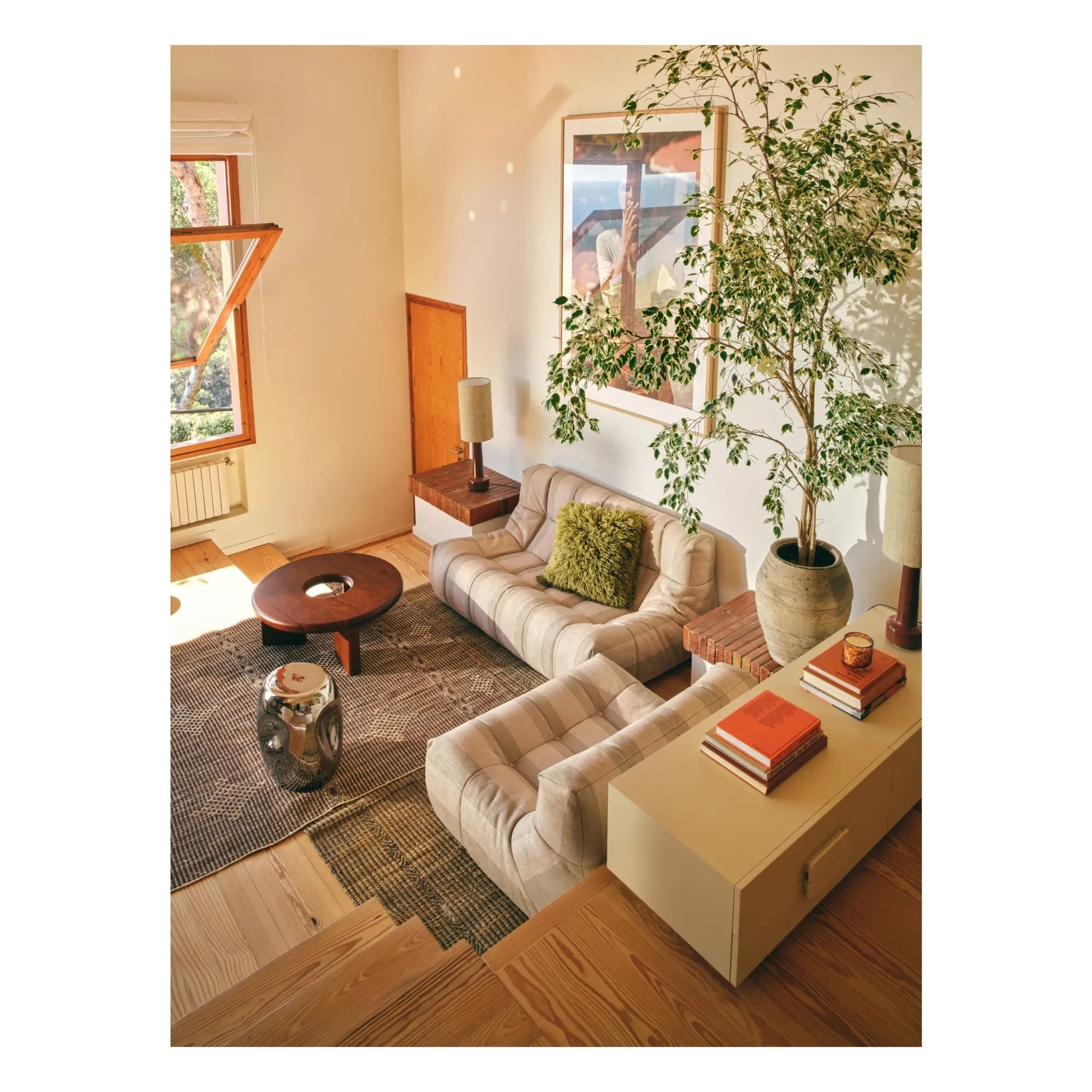 HKliving - Konuşma ahşap sehpa