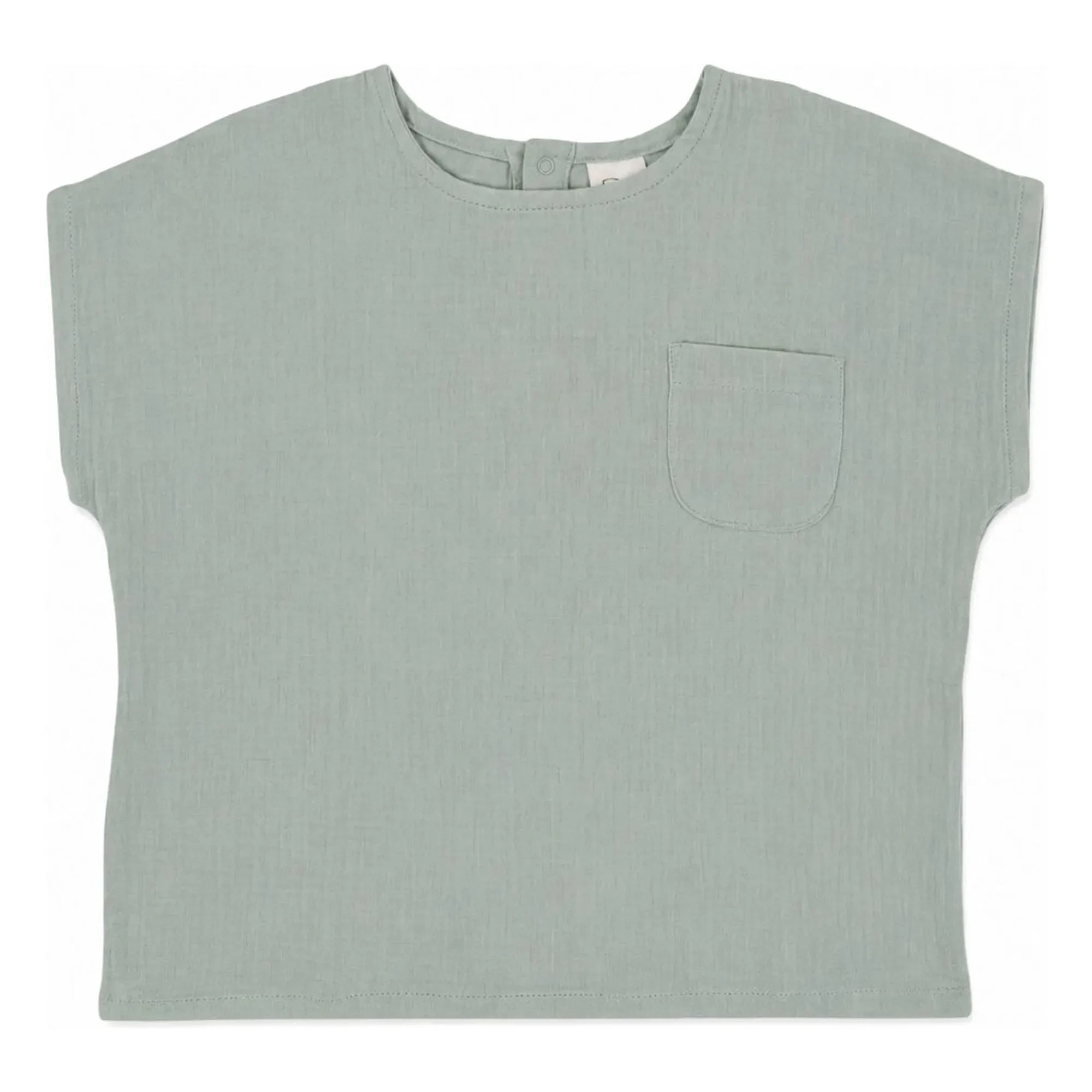 THE LiTTLE POETS - Natalia organic cotton T-shirt | Almond green