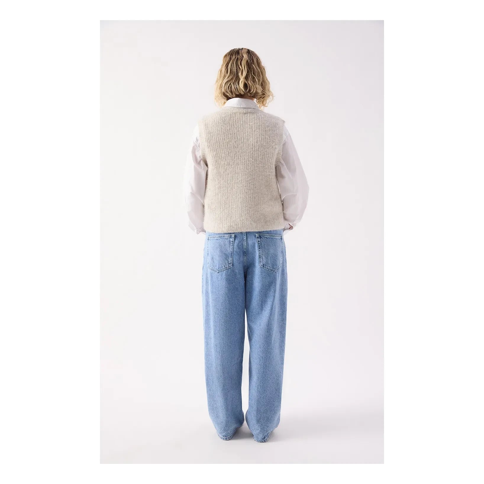 American Vintage - East Alpaca Hırka | Gri melanj