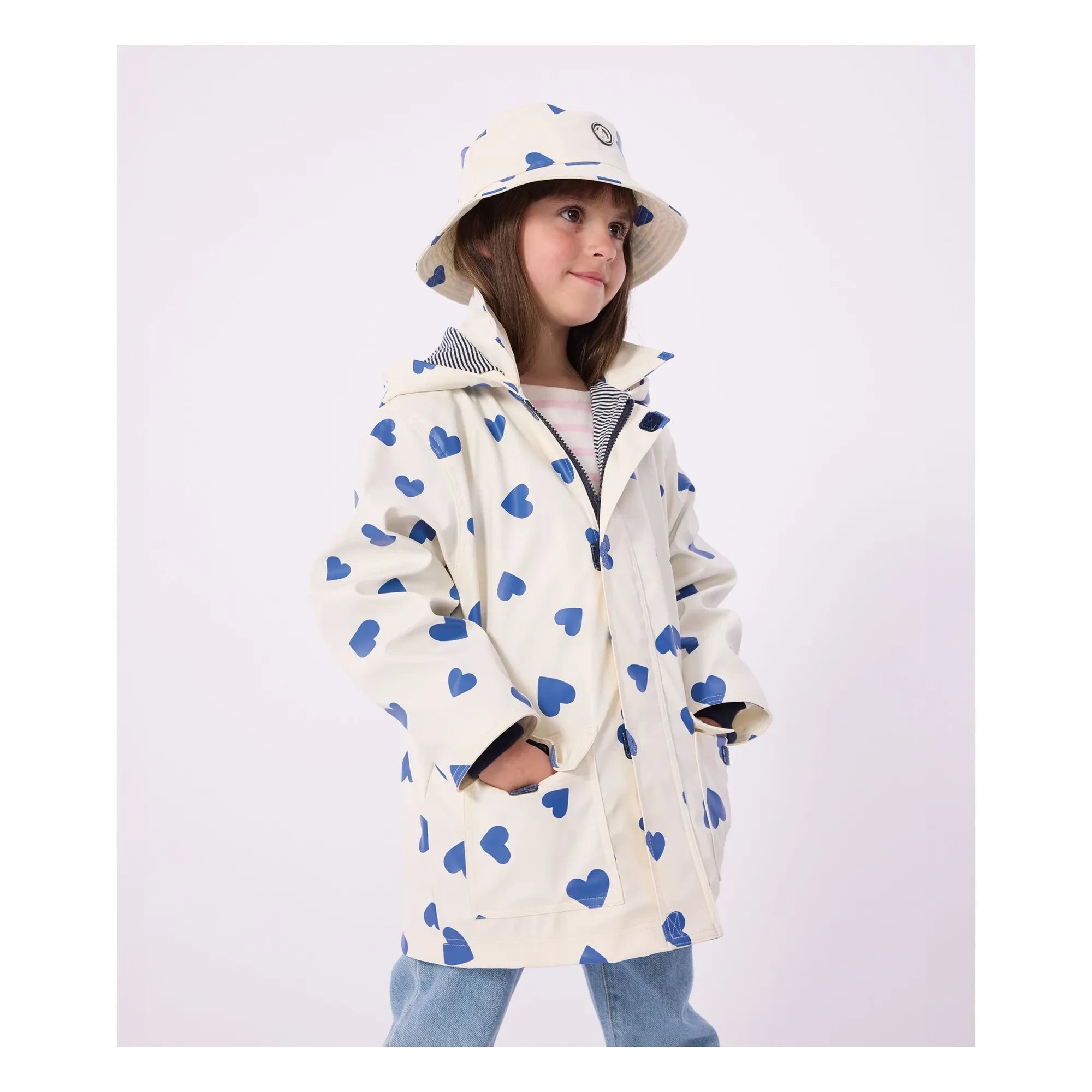 Petit Bateau - İkonik balmumlu kalpler Geri dönüştürülmüş lifler | Fildişi