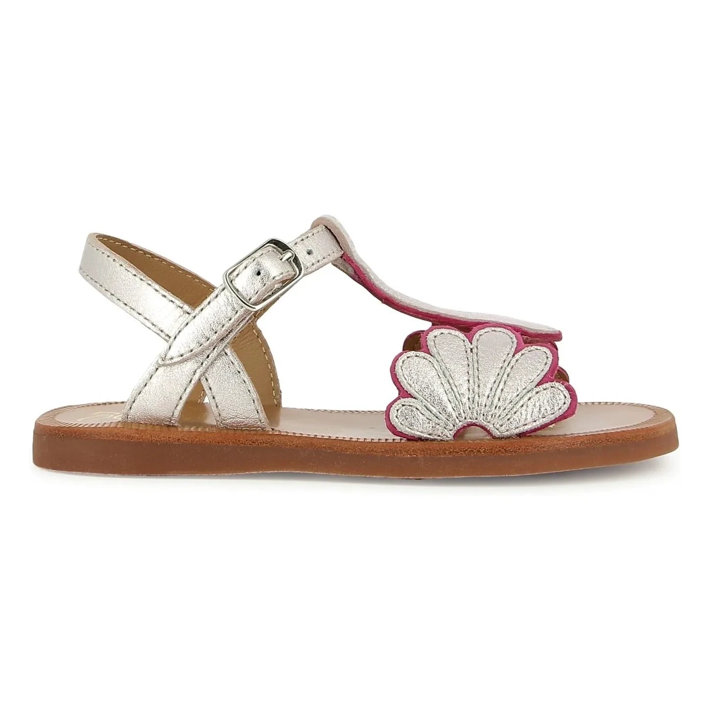 Pom d'Api - Plagette Bloom Sandalet | Pembe