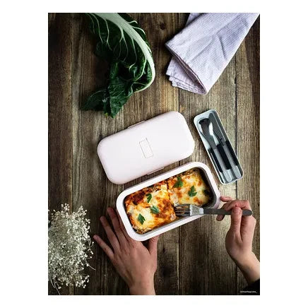 Monbento - MB Slim Box Paslanmaz Çelik Cep Çatal-Bıçak Seti | Siyah