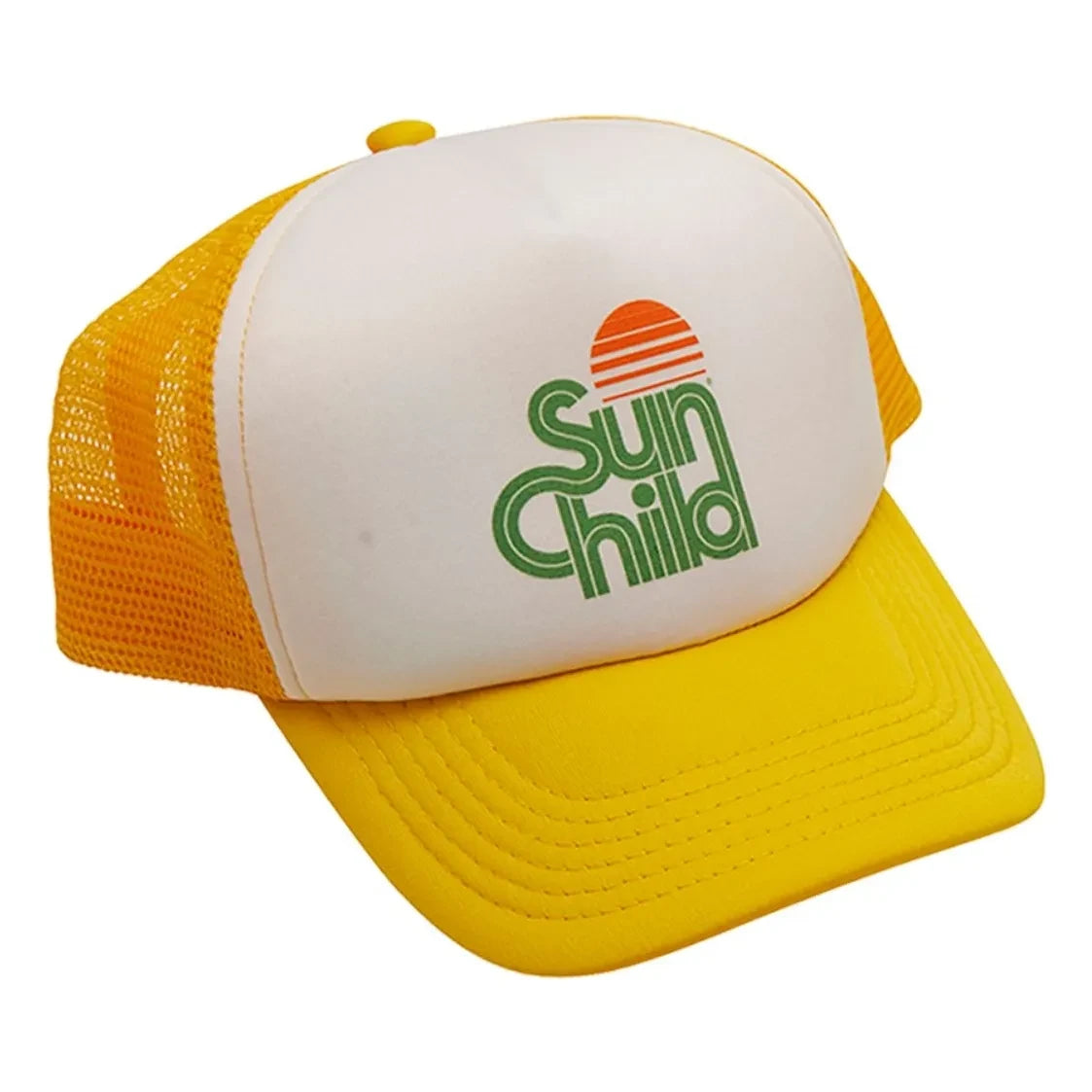 Sunchild - Trucker Sunset Hat | Yellow