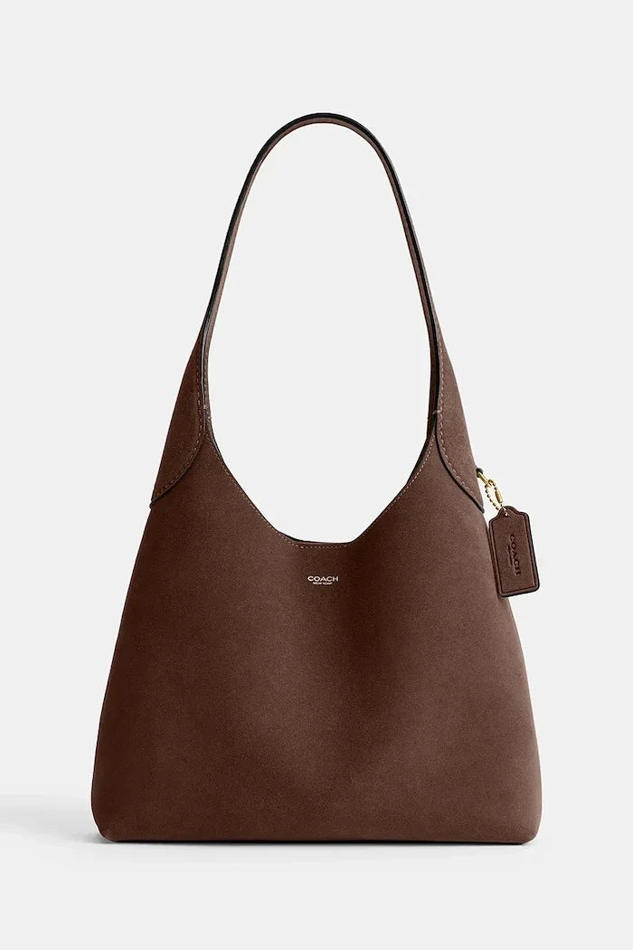 Coach Kadın Süet Brooklyn Shoulder Bag 28