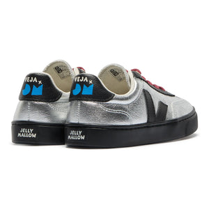 Veja - Veja x Jelly Mallow Small Volley Suede Lace-Up Sneakers | Silver