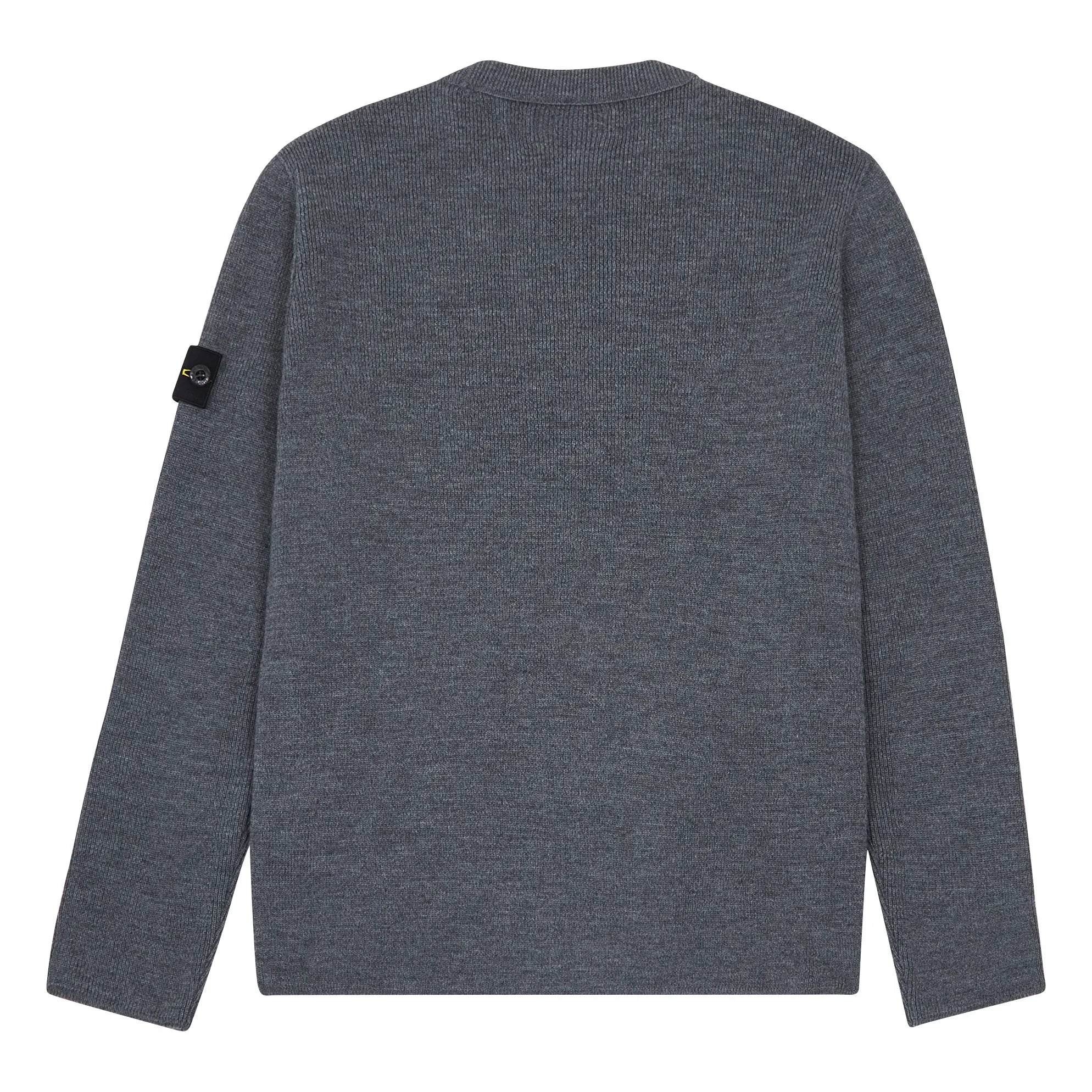 Stone Island - Gri Düz Sweatshirt