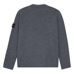 Stone Island - Gri Düz Sweatshirt