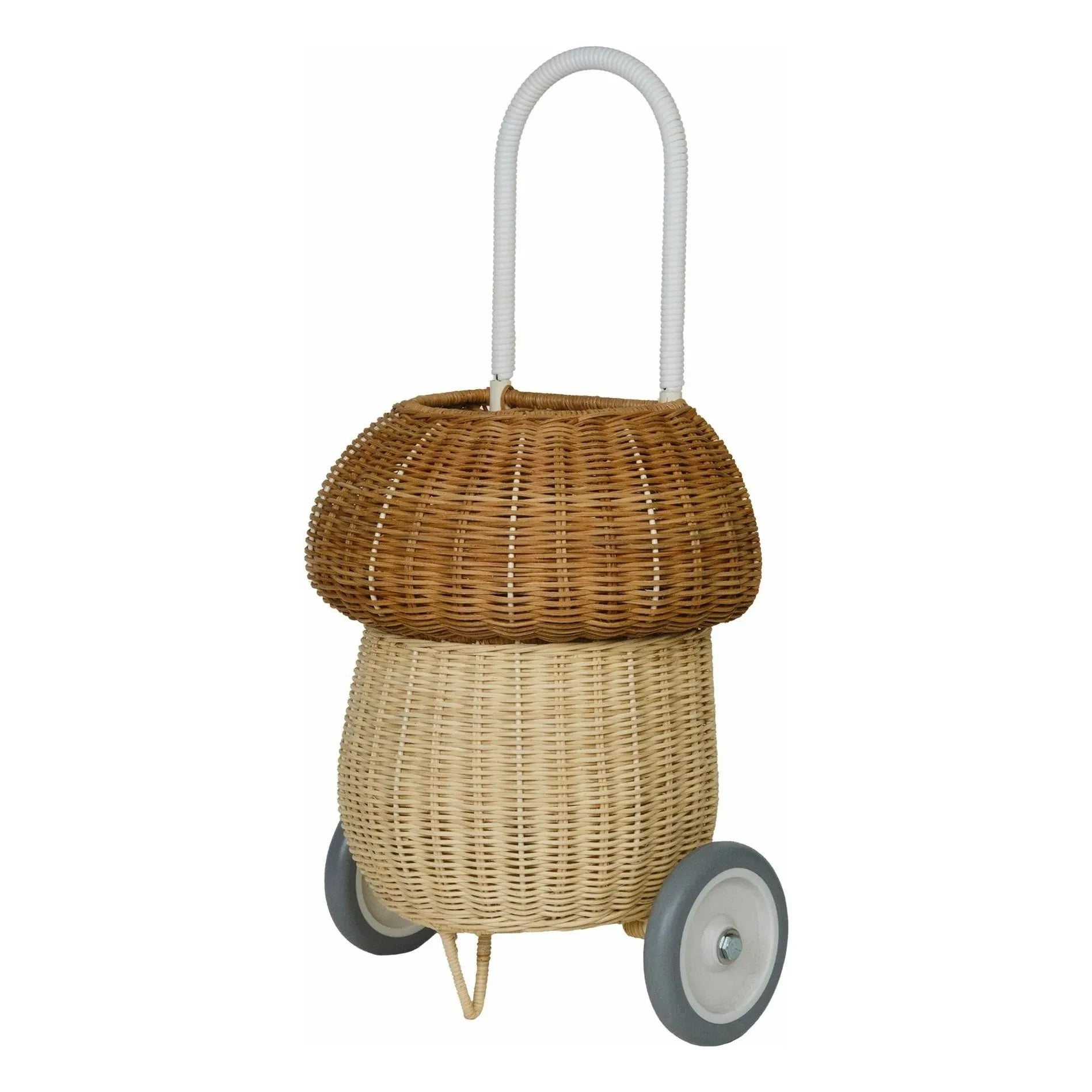 Olli Ella - Tekerlekli Rattan Sepet Champignon