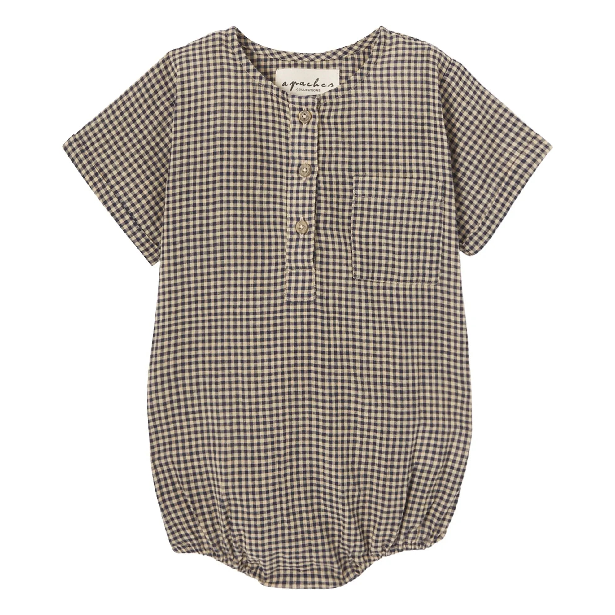 Apaches - Manik Carreaux Jumpsuit | Black