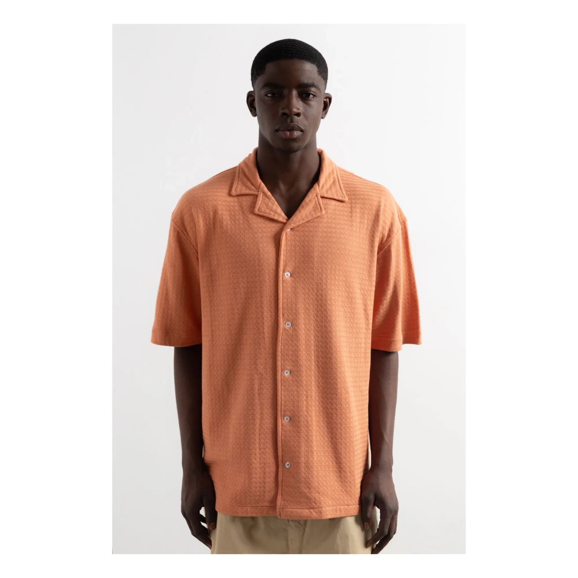 Edmmond Studios - Paul Kurzarmhemd | Orange