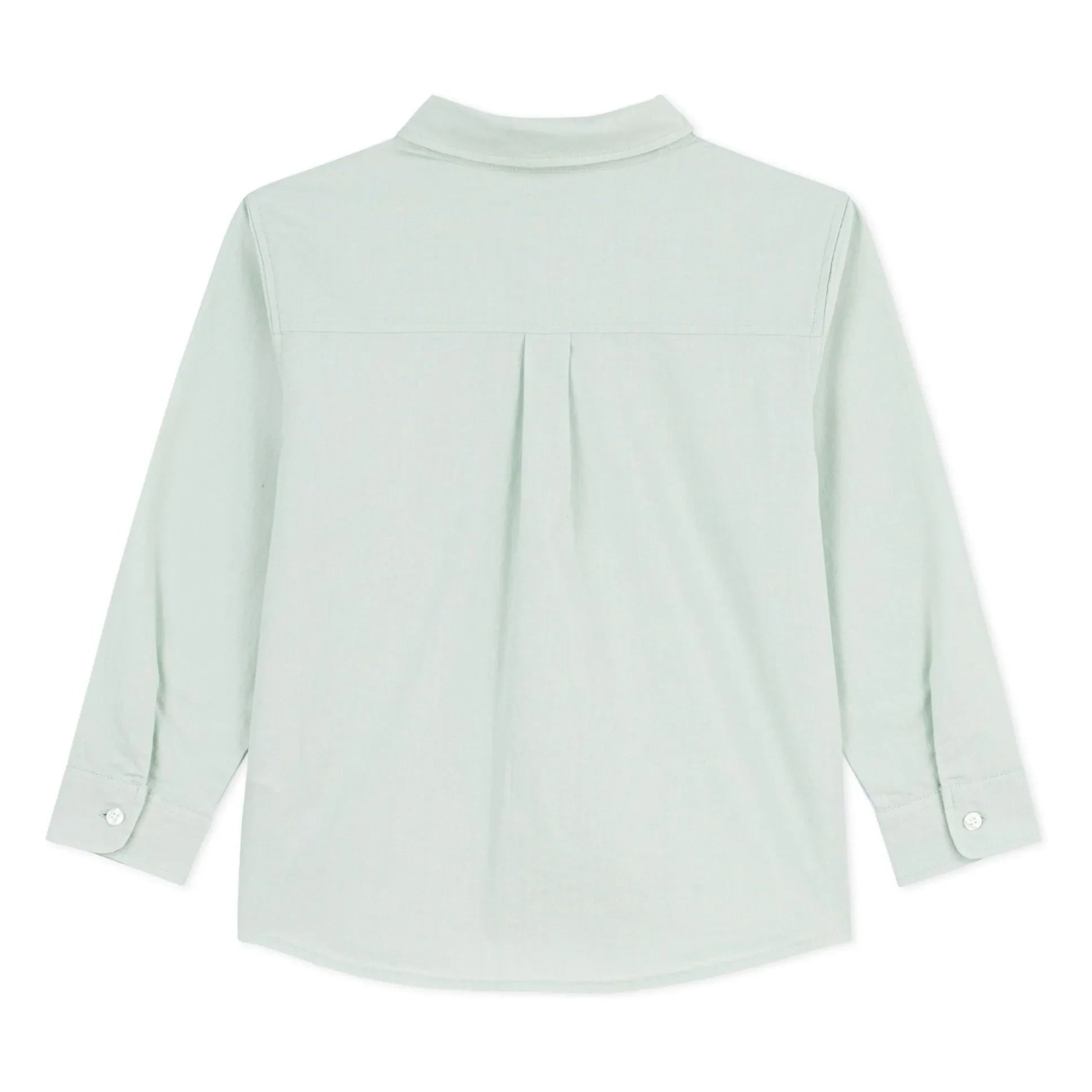 Petit Bateau - Salbei | Einfaches Leinenhemd