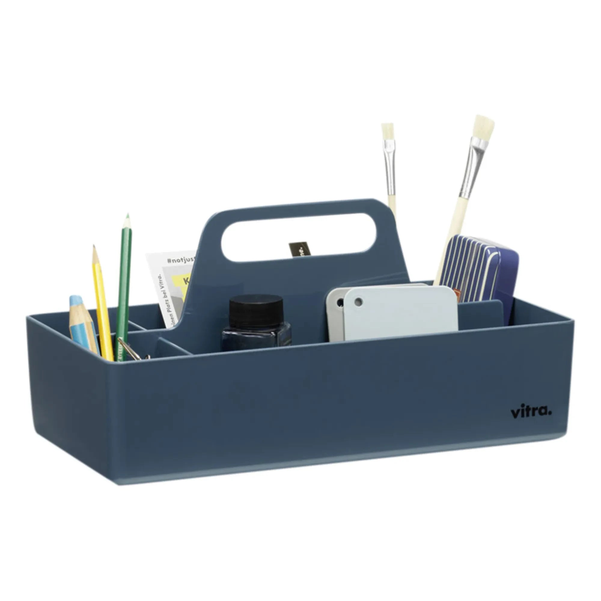 Vitra - Werkzeugkasten-Organizer aus recyceltem Kunststoff - Arik Levy | Meerblau