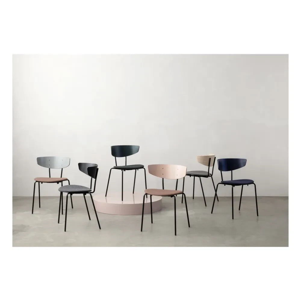 Ferm Living - Herman Wooden and Metal Stool | Dark Green