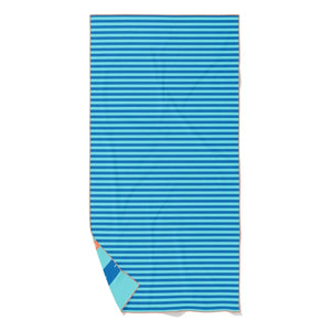 Quut – Circuit Mikrofaser Strandtuch | Blau
