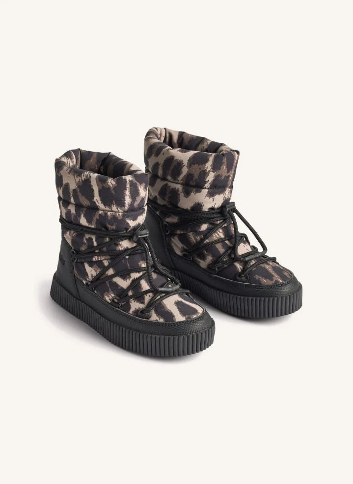 Molo - Demi Leopard Botlar | Kahverengi