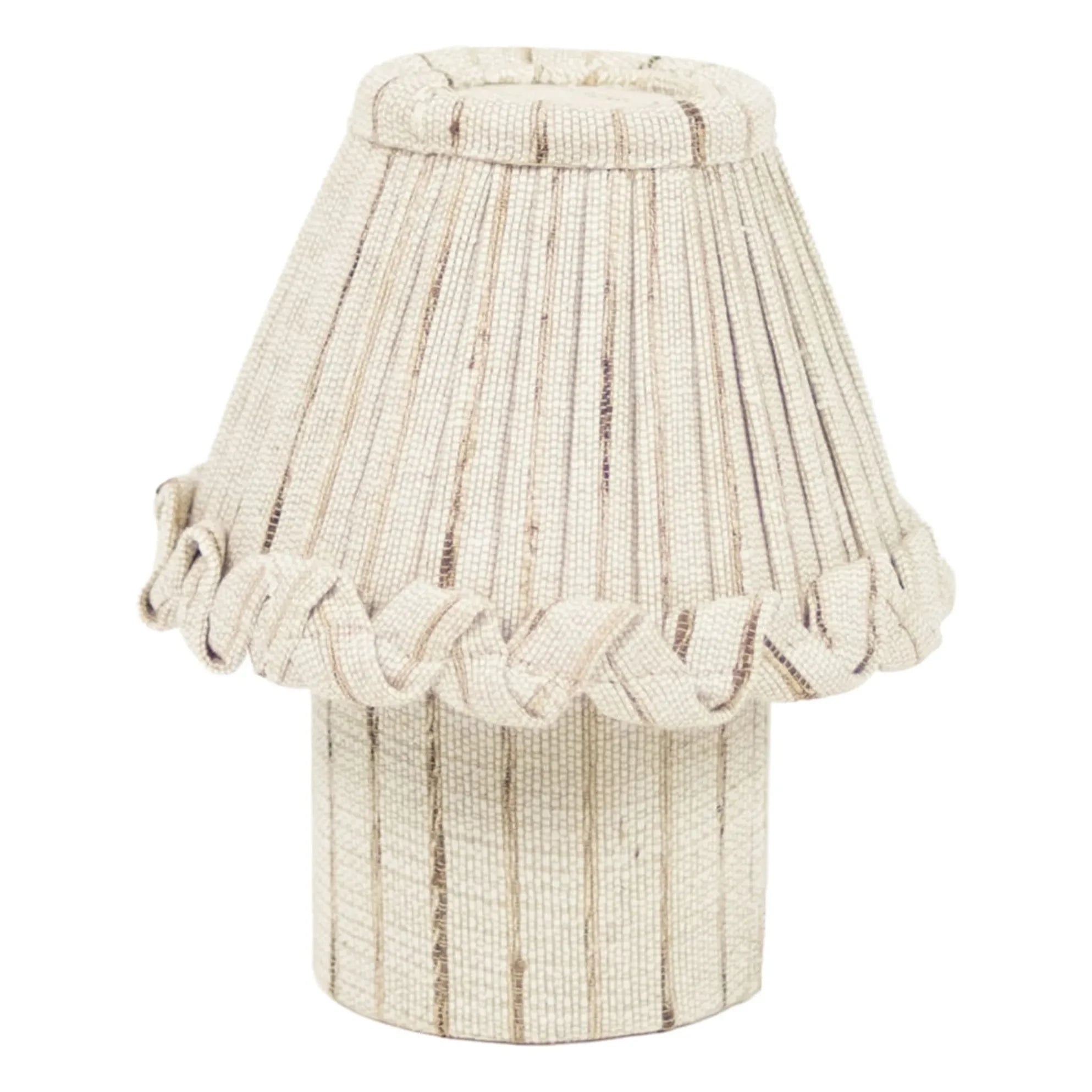 Olsson & Jensen - Shiva linen table lamp | Cream
