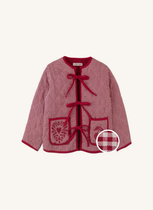 Gingersnaps - Lavinia Checked Jacket | Red