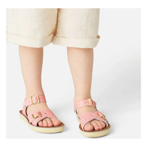 Salt-Water – Sweetheart Wasserdichte Ledersandalen | Hellrosa